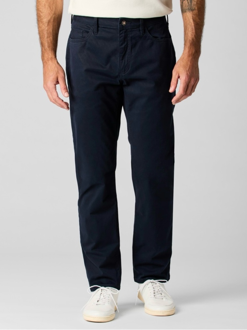 Flint And Tinder Huckberry Straight Fit Pants 34 x 34 Stretch Chino Dark Navy
